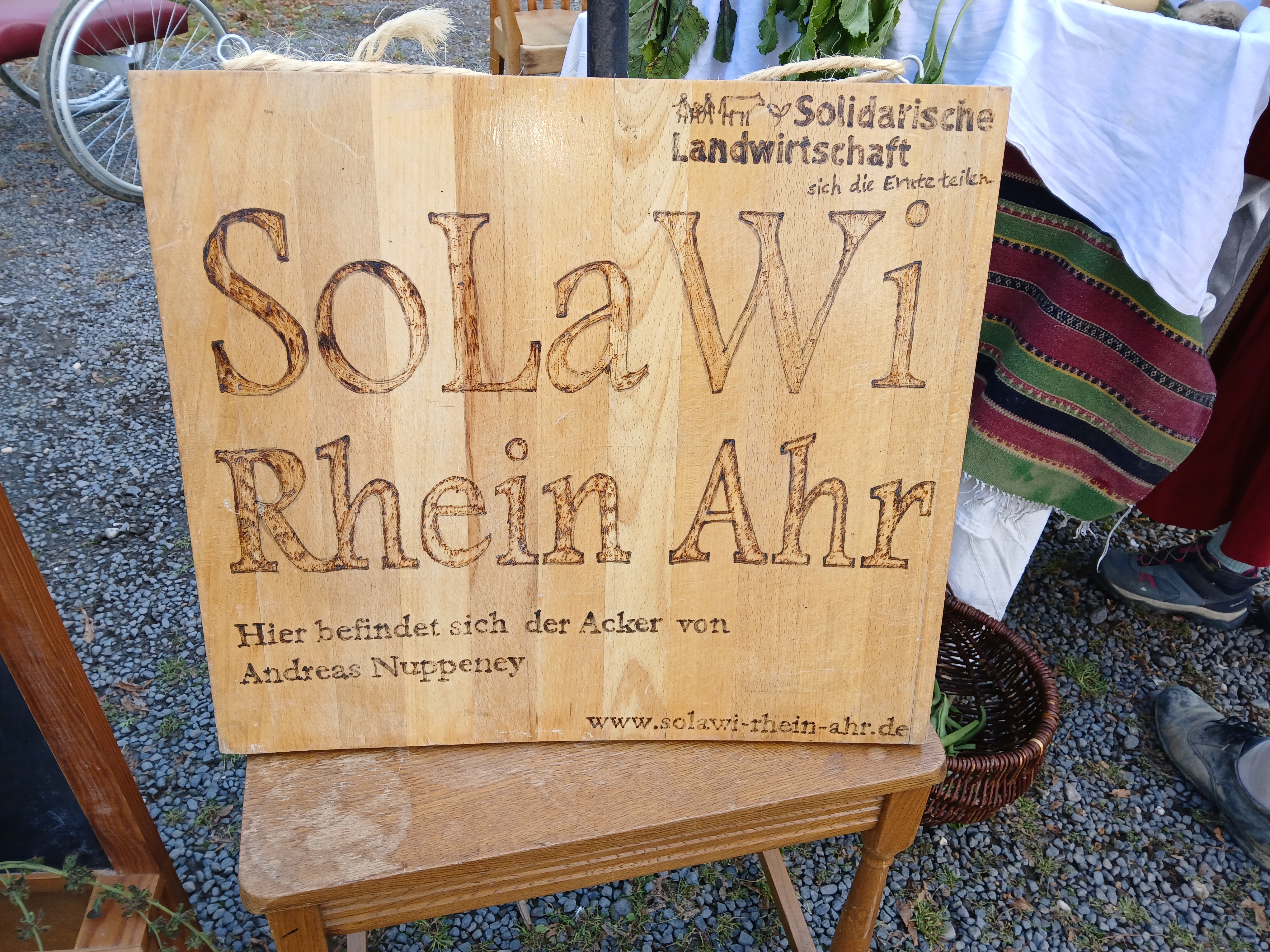 Stand-Schild